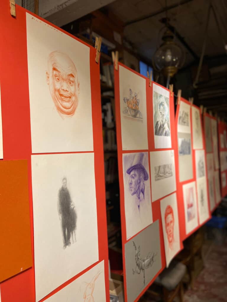 Мастер-класс в Венеции по рисунку