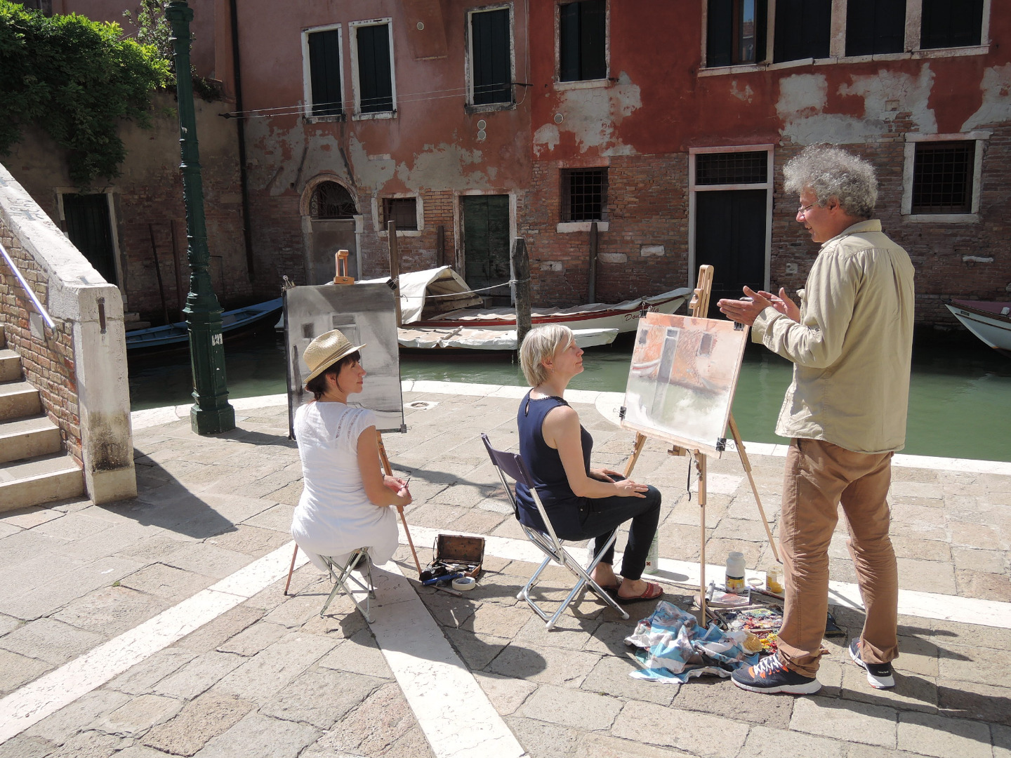 Занятия по живописи