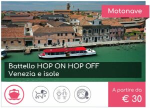 Battello HOP ON HOP OFF Venezia con VivoVenetia