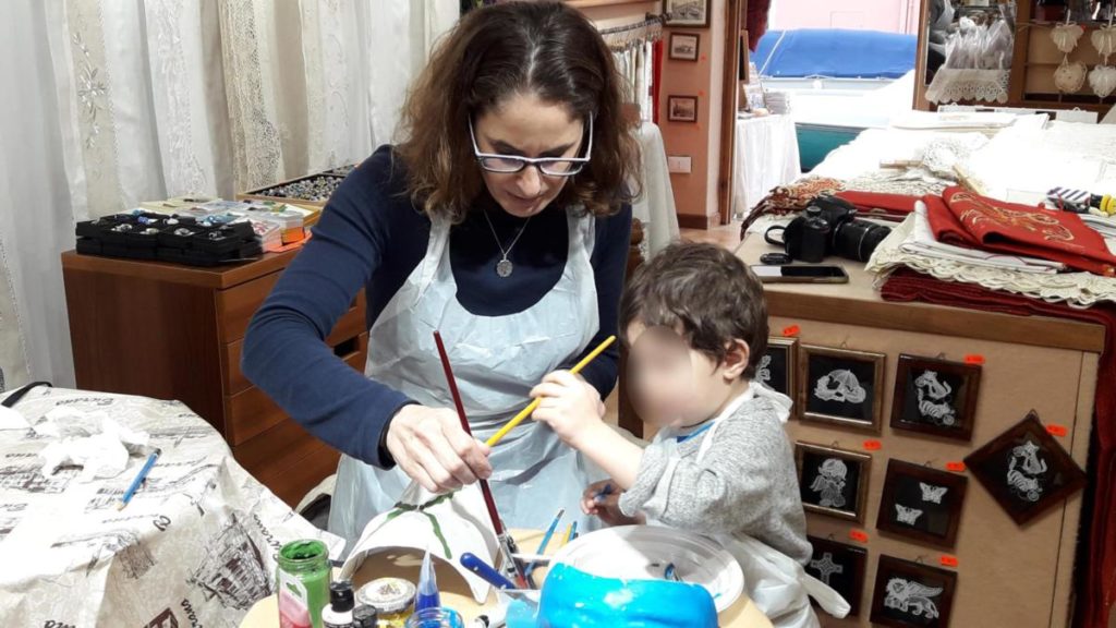 Урок роспись венецианских масок. Бурано