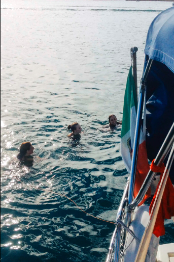 Venice yacht тур. Купание, лагуна.