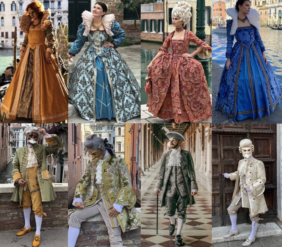 Costumi feste del Carnevale di Venezia 