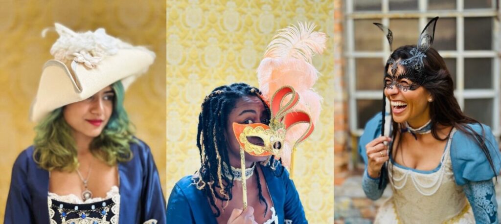 Venice Carnival costumes dress-up experience. Фото на память