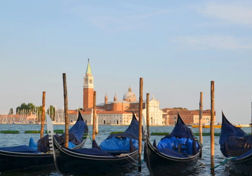 Giro gondola Venezia veduta San Giorgio