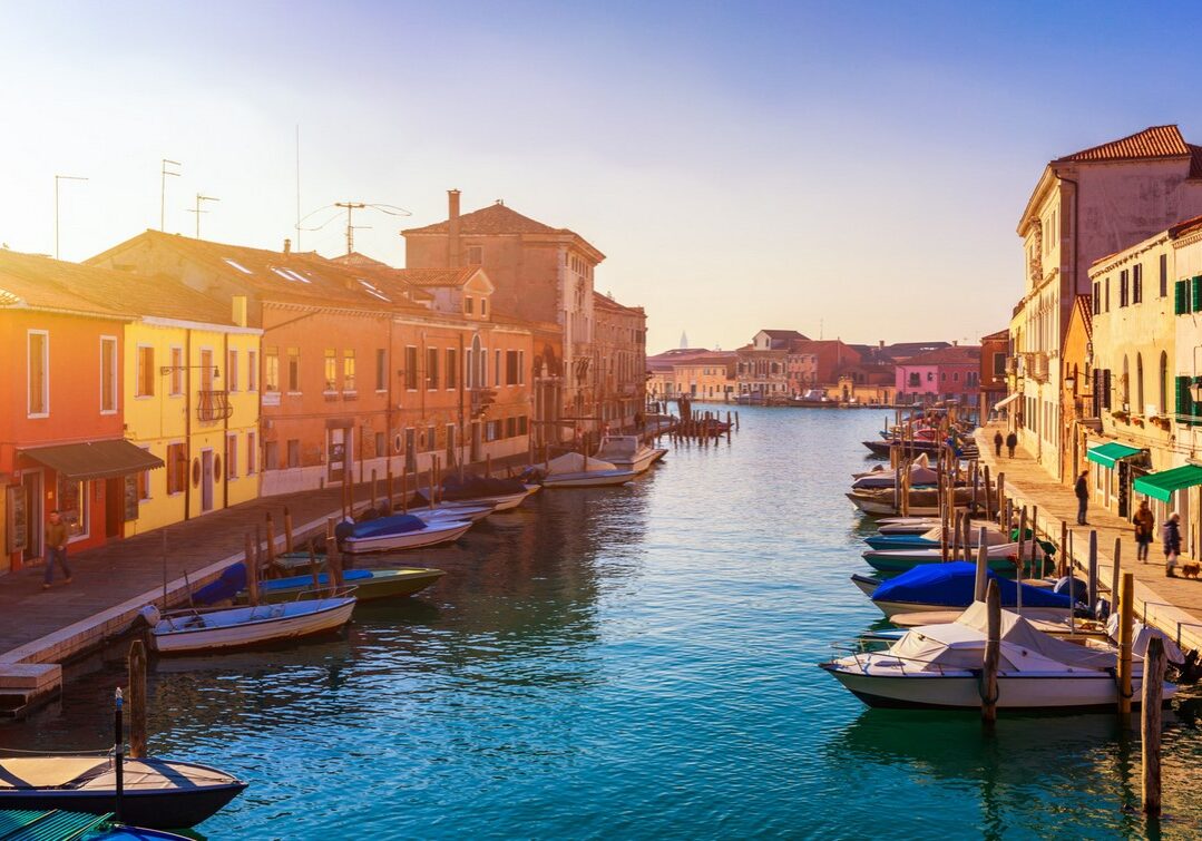 Isole di Venezia. Veduta isola di Murano